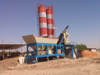 Nhà máy trộn bê tông di động ở Iraq