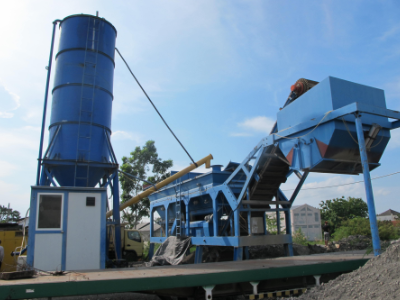 Nhà máy trộn đất ổn định di động ở Indonesia