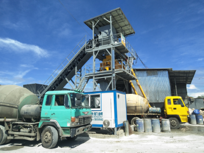 nhà máy trộn bê tông hzs90 ở philippines